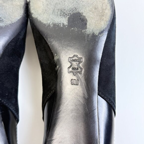 Tory Burch Saray Kitten Heels Women's 9M Black Pre-Owned - Picture 7 of 8